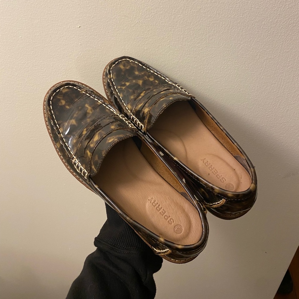 Sperry Tortoiseshell Pattern Loafers